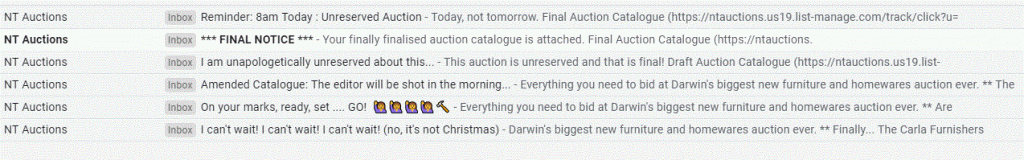 auction email subjects that work
